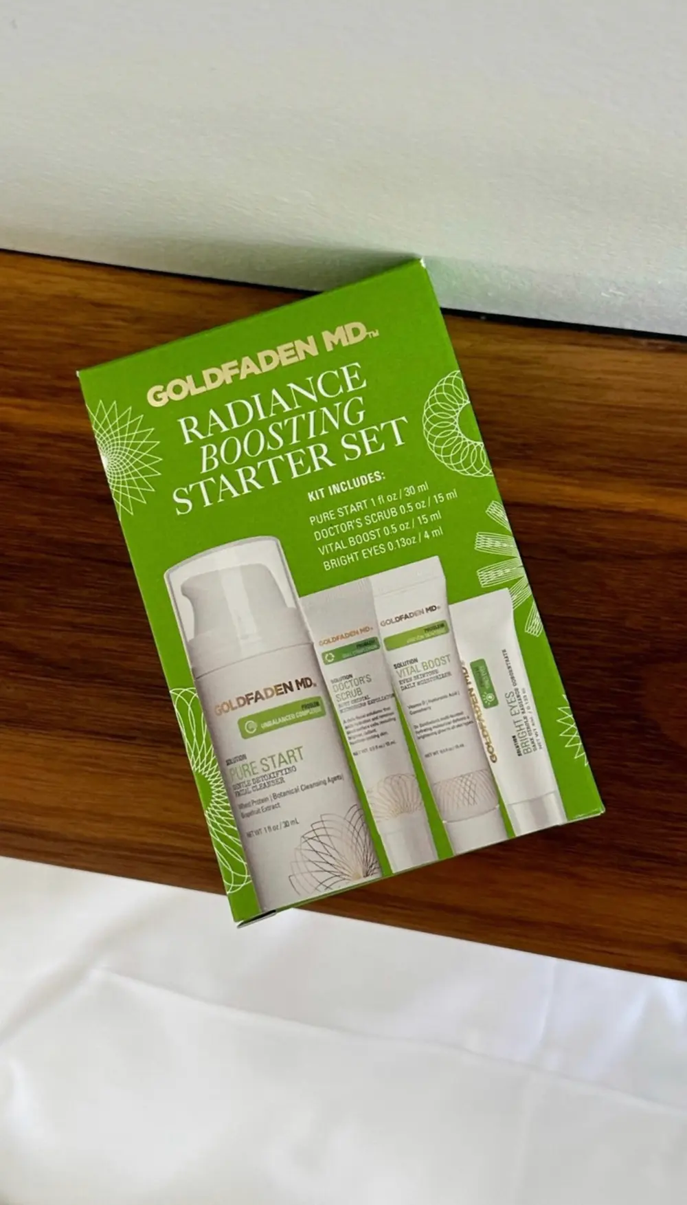 Goldfaden MD Radiance Boosting Starter Set