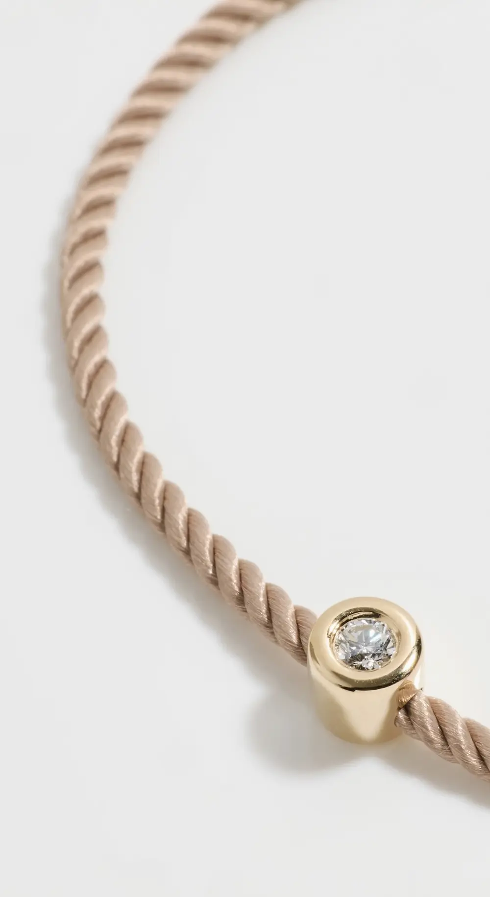 EF Collection 14k Diamond Pillow Cord Bracelet