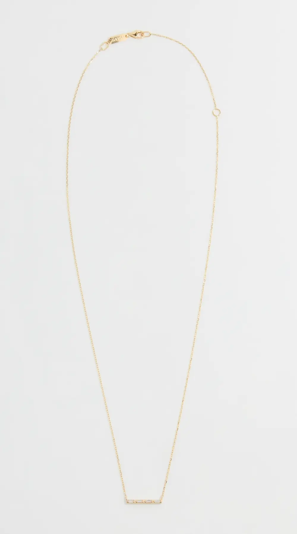 Kalan by Suzanne Kalan 14k Diamond Bar Pendant Necklace