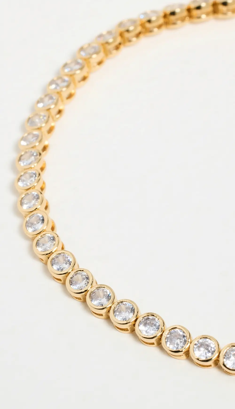 Madewell The Tennis Collection Bezel Set Crystal Bracelet