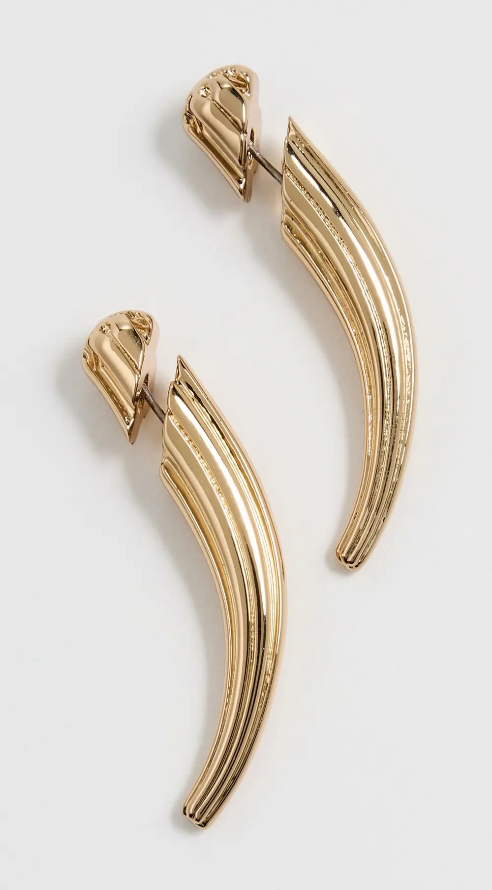 Tory Burch Pierced Front-Back Earrings