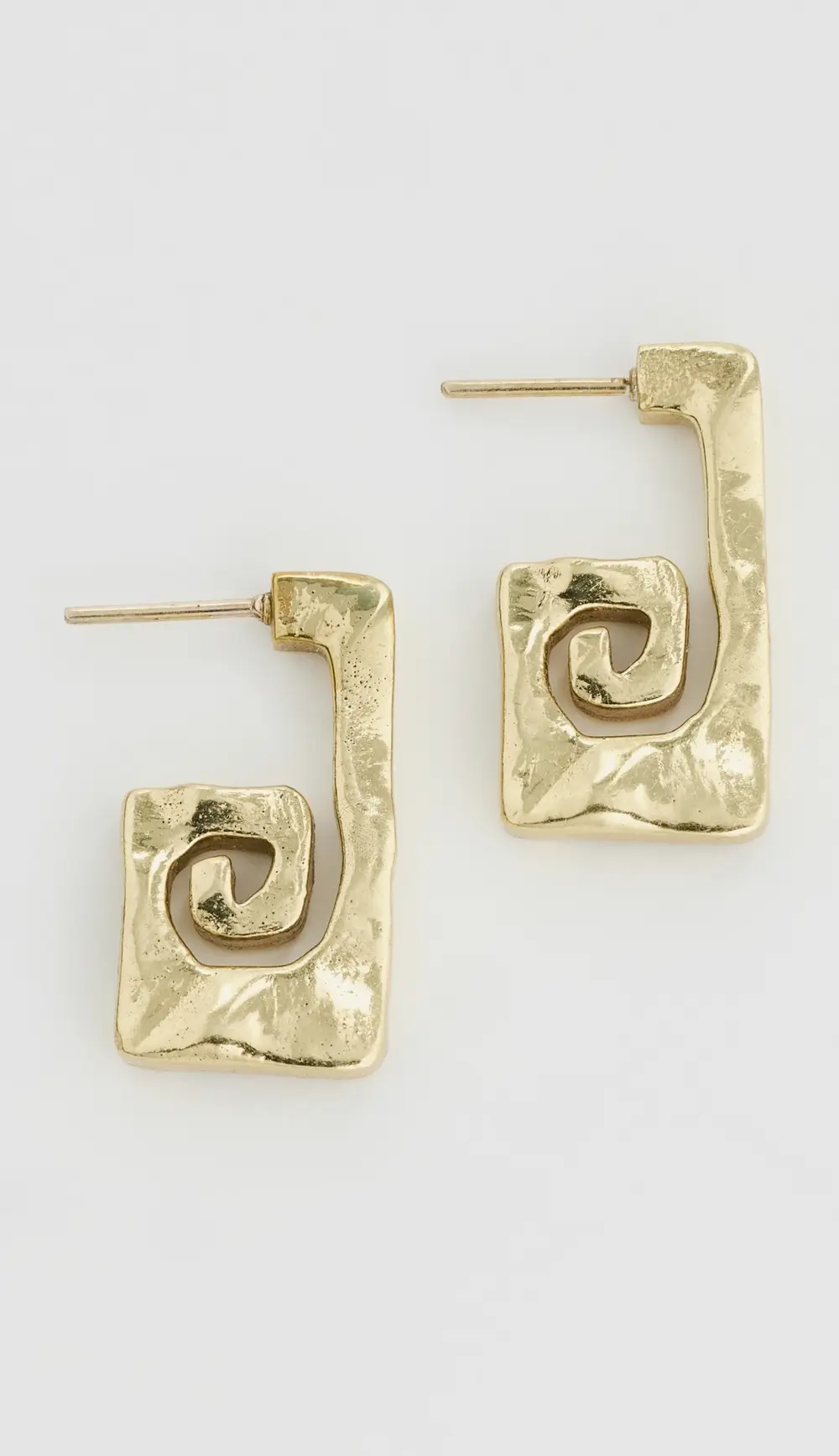 ALÉMAIS Le Jardin Long Spiral Earrings