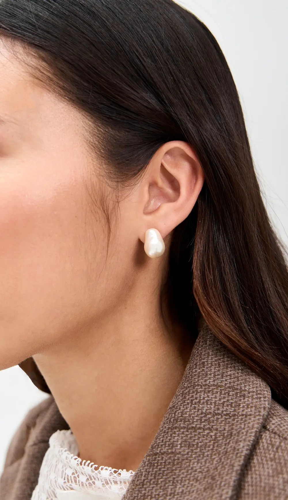 Lele Sadoughi Baroque Pearl Studs