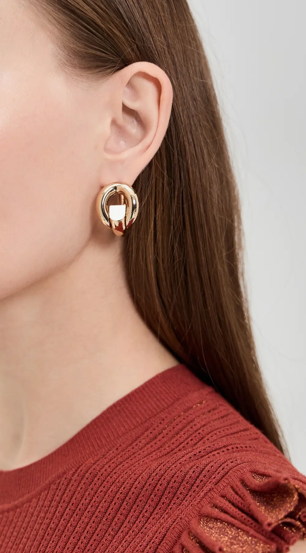 Tory Burch Pierced Hoop Earrings