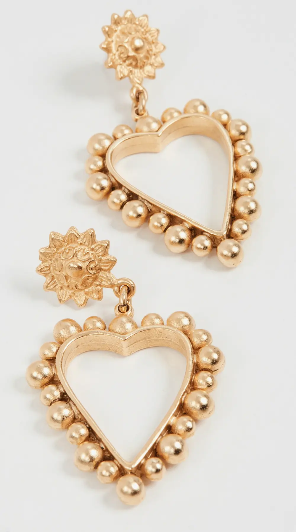 Brinker + Eliza Heart of Gold Earrings