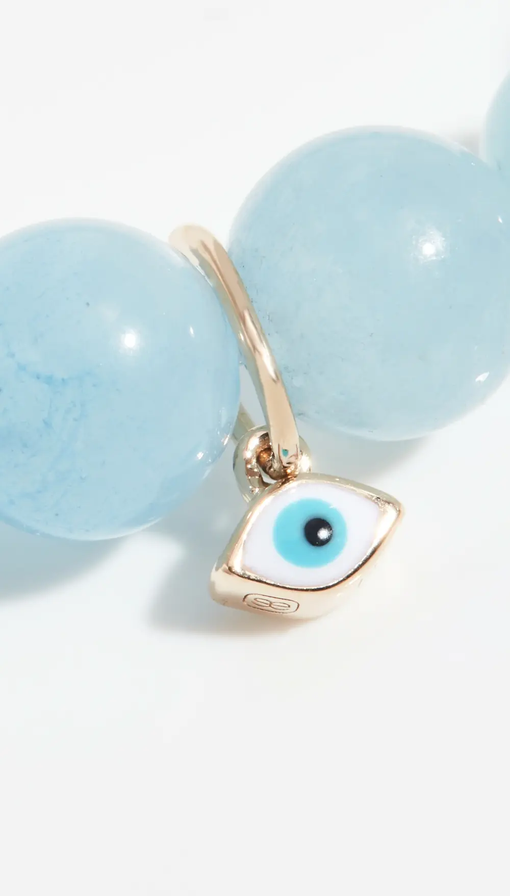 Sydney Evan Mini Enamel Evil Eye Charm Bracelet