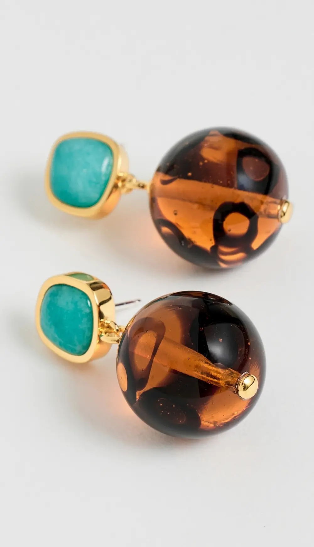 Lizzie Fortunato Pia Earrings In Leopard