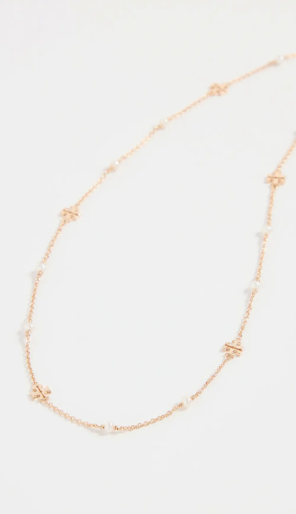Tory Burch Delicate Moondance Pearl Necklace