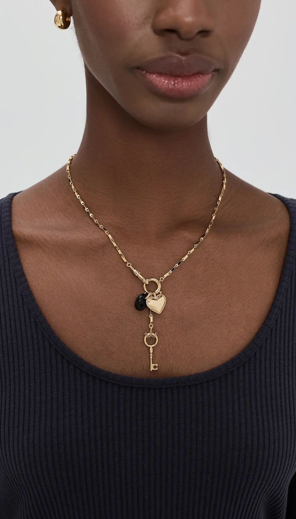 Madewell Bar Watch Chain Charm Necklace