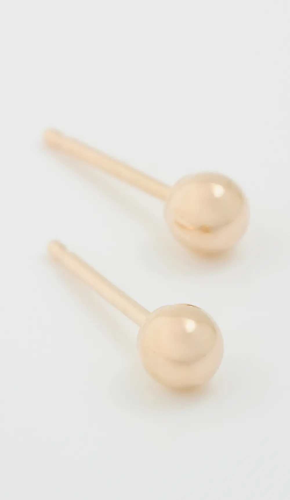 Zoe Chicco 14k Gold 3mm Ball Stud Earrings