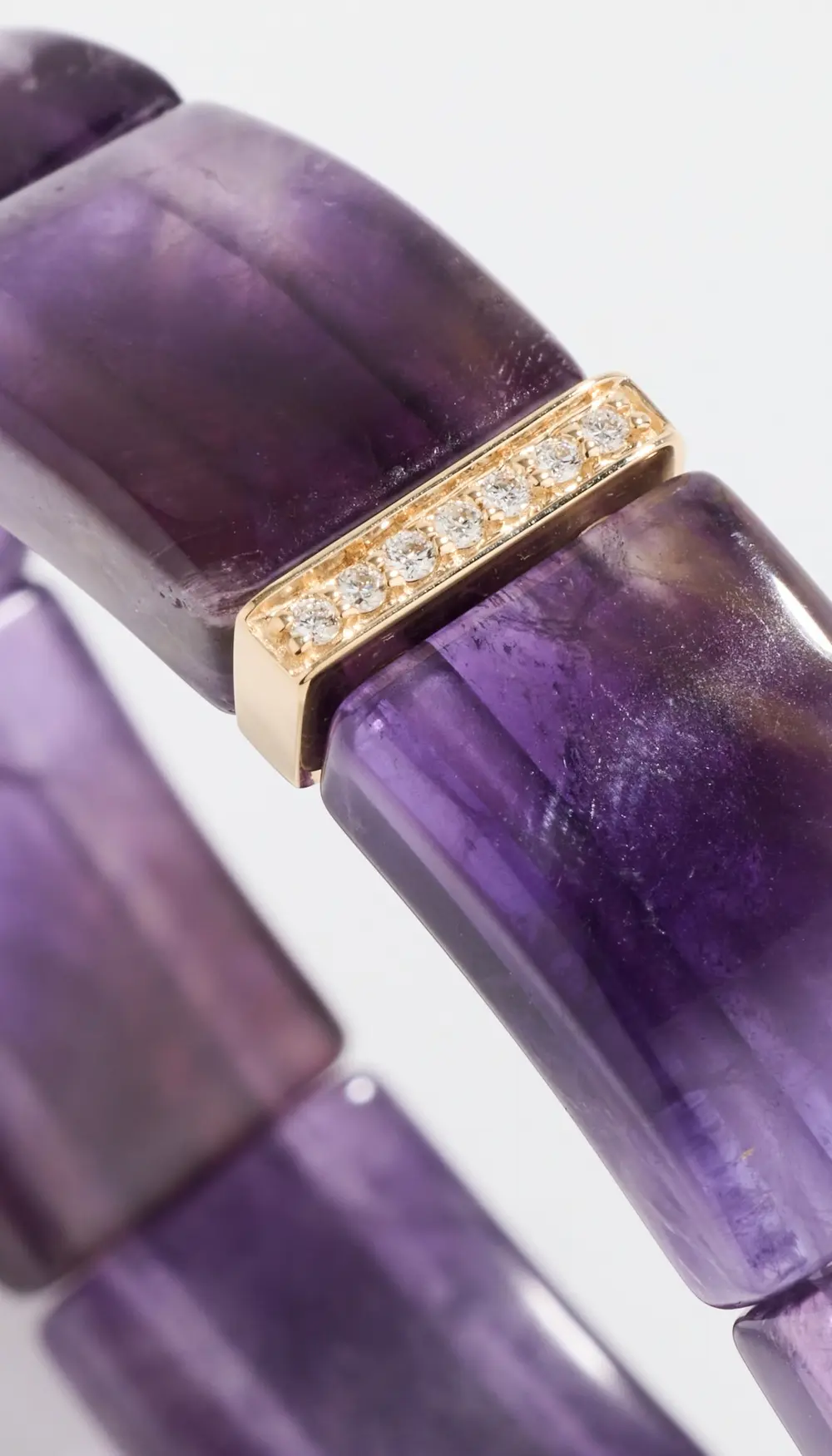 Sydney Evan 14k Rectangle Bead Bracelet