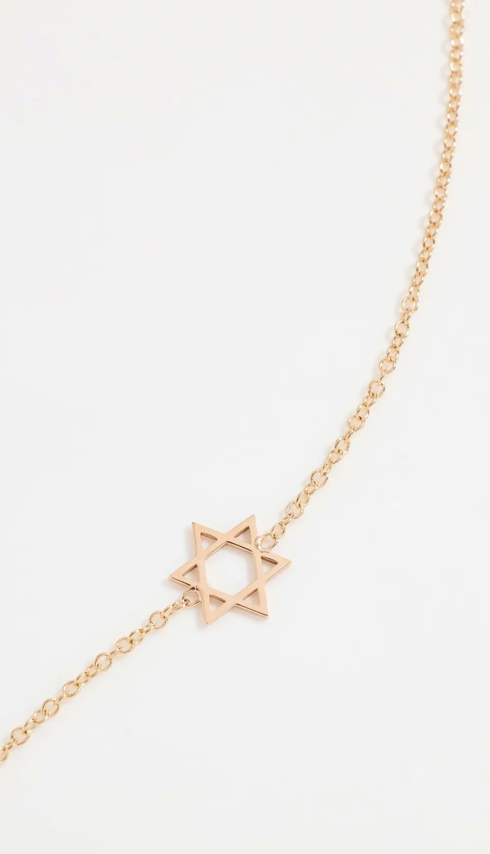 Zoe Chicco 14k Gold Midi Bitty Star of David Bracelet