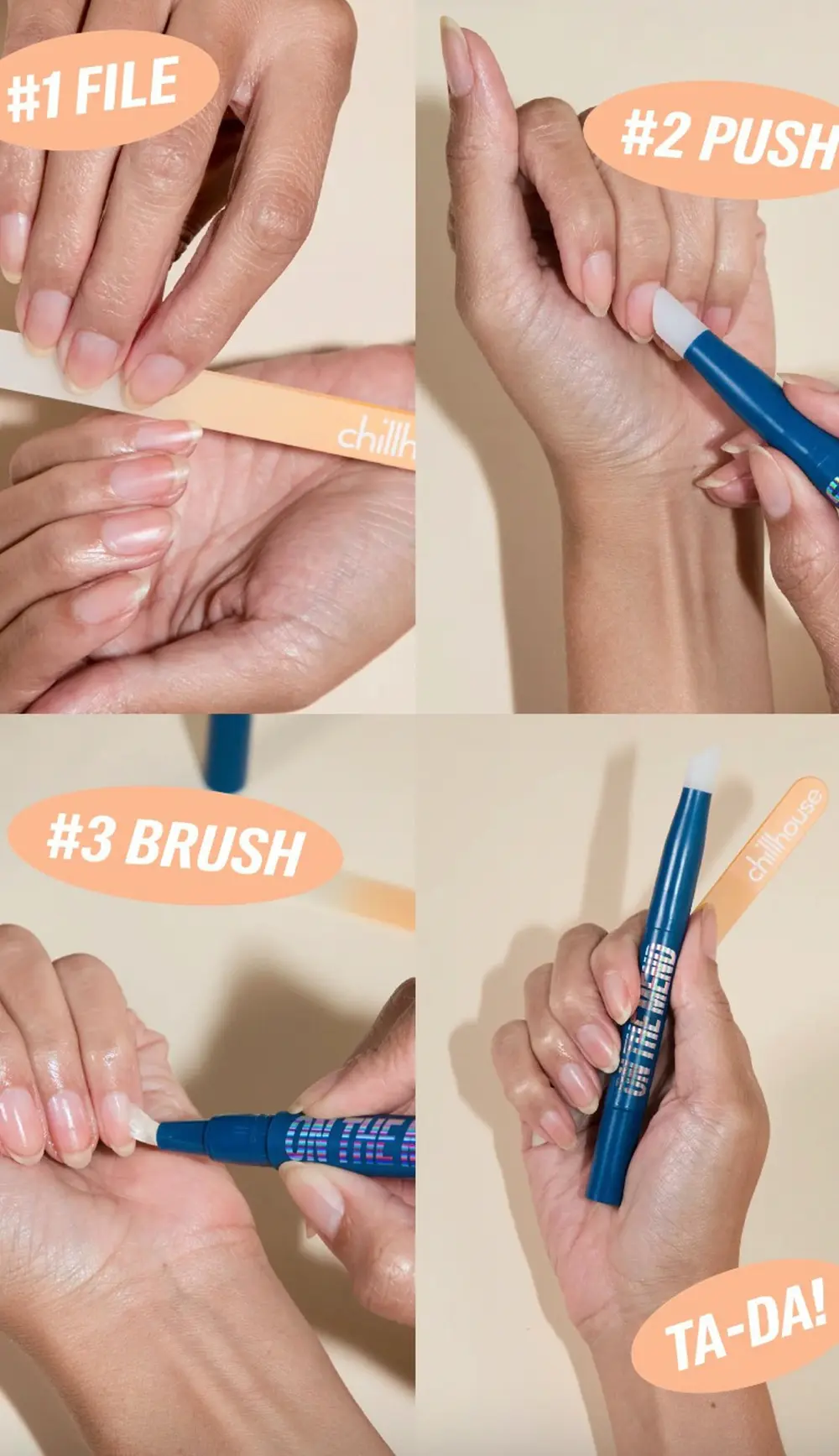 Chillhouse On The Mend Instant Mani Makeover Kit