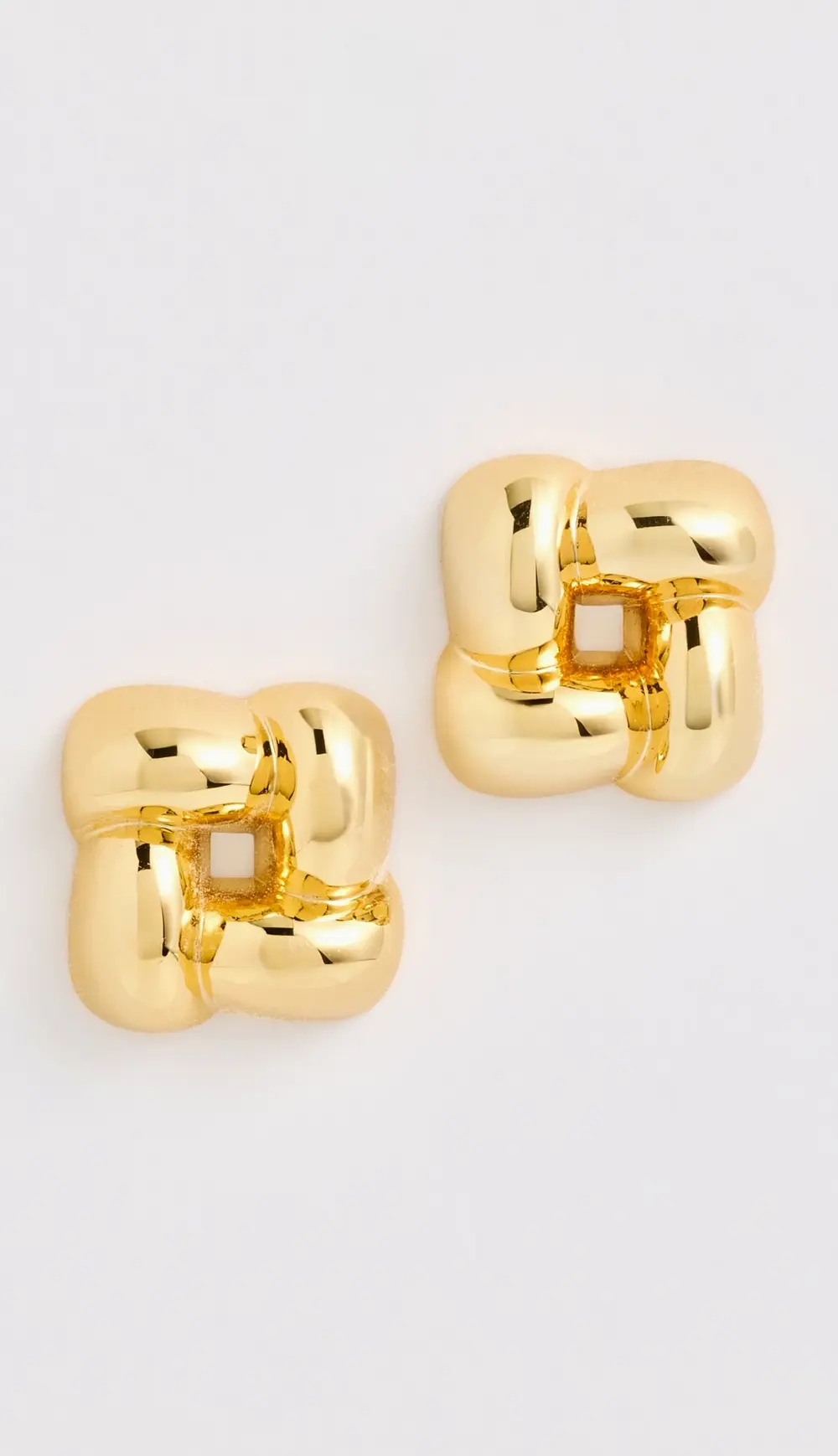 JENNY BIRD Medium Woven Square Earrings