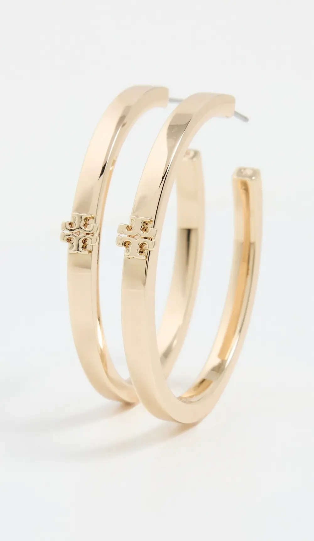 Tory Burch Thin Icon Hoop Earrings