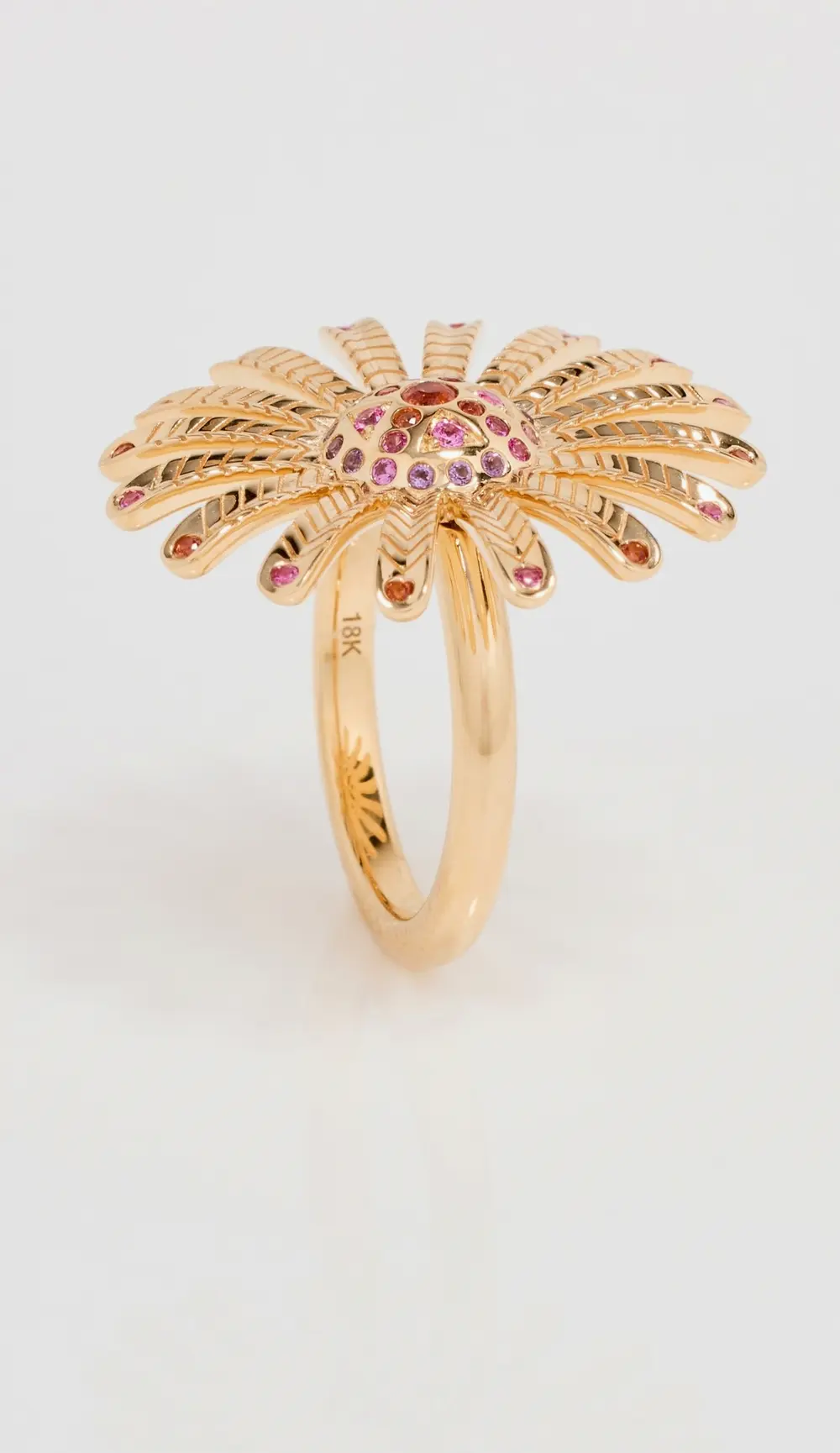 Harwell Godfrey 18k Mini Sunflower Ring Pink