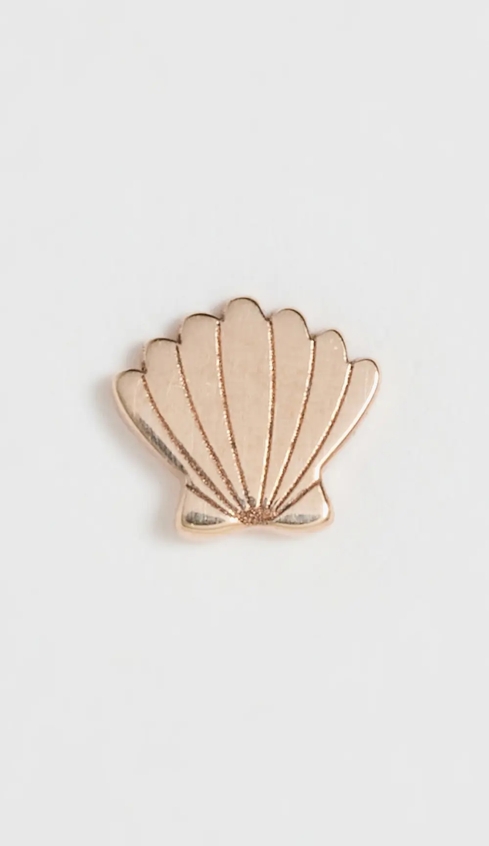 Zoe Chicco 14k Single Itty Bitty Shell Stud Earring