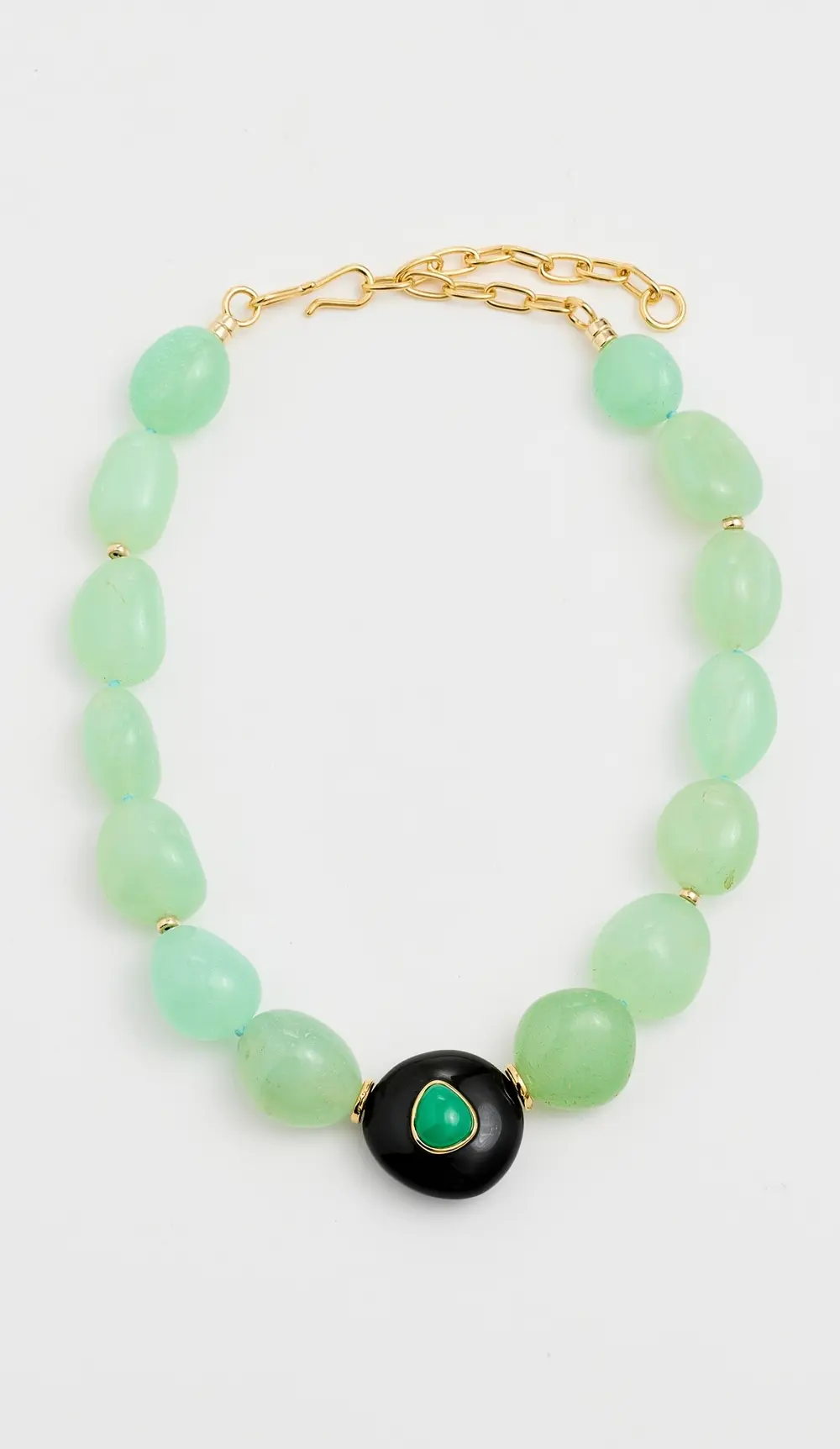 Lizzie Fortunato Andalusia Collar Necklace In Sea Foam
