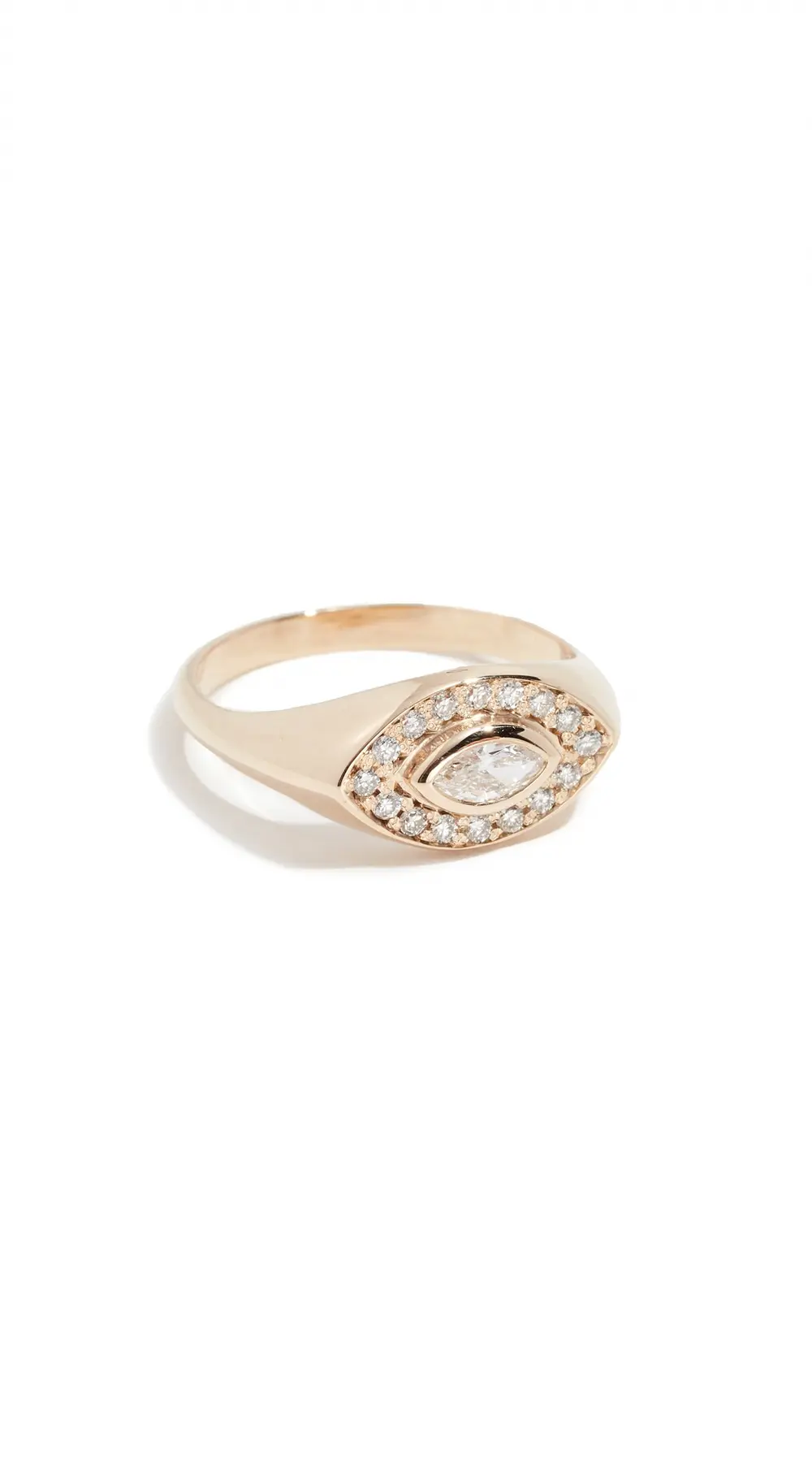 Zoe Chicco 14k Marquis Signet Ring