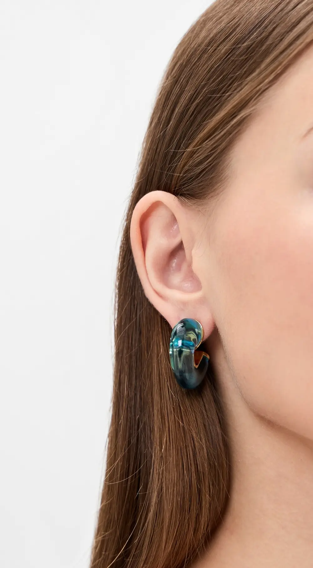 Lele Sadoughi Chunky Hoop Earrings