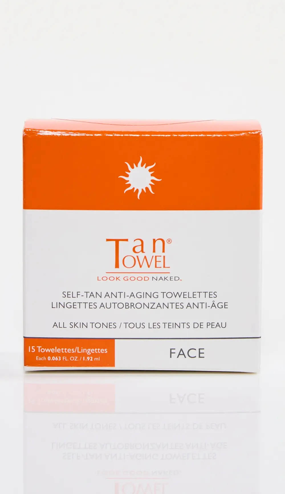 TanTowel Face Tan Towelettes - 15 Pack