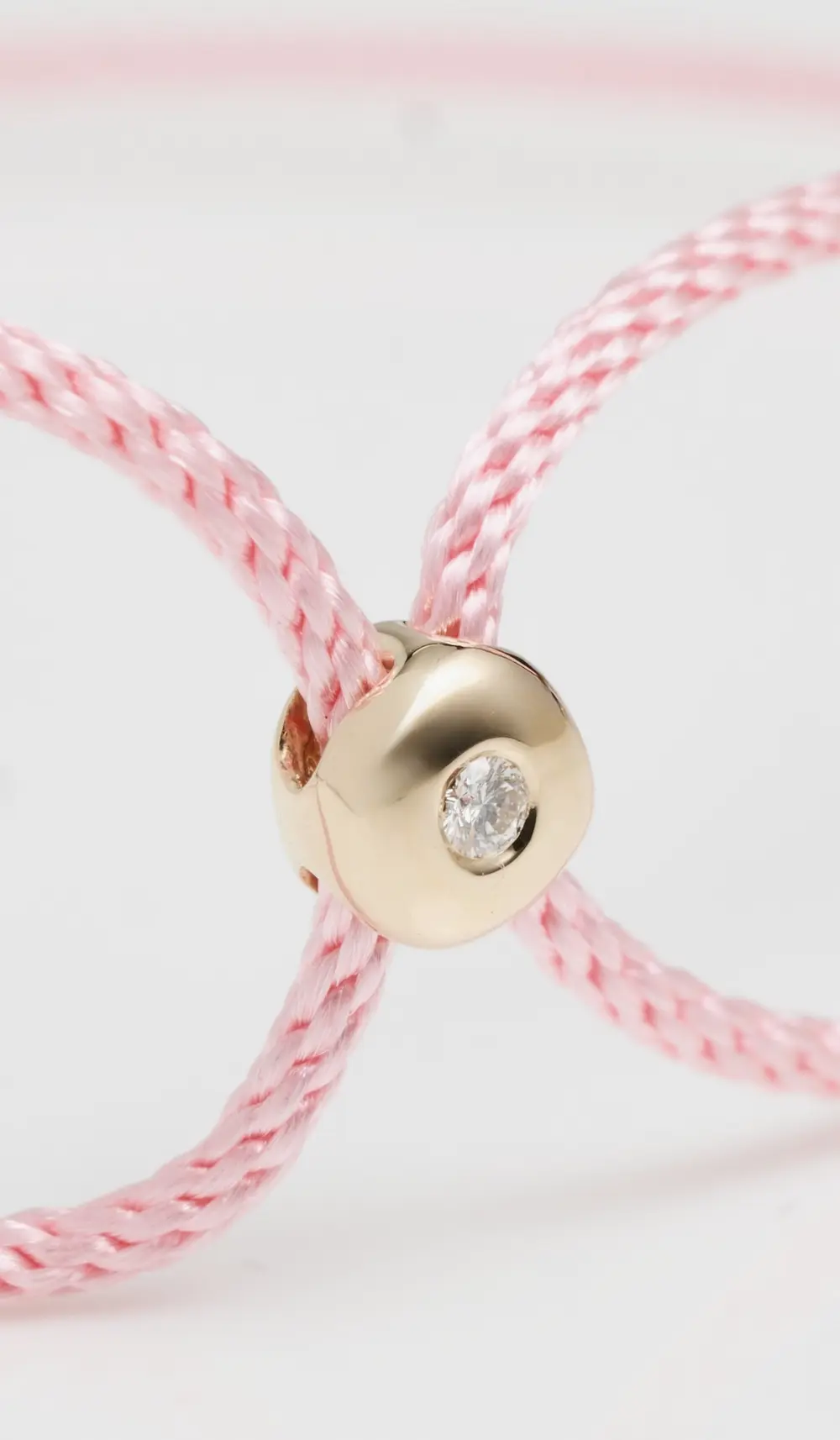 EF Collection 14k Diamond Dot Cord Bracelet