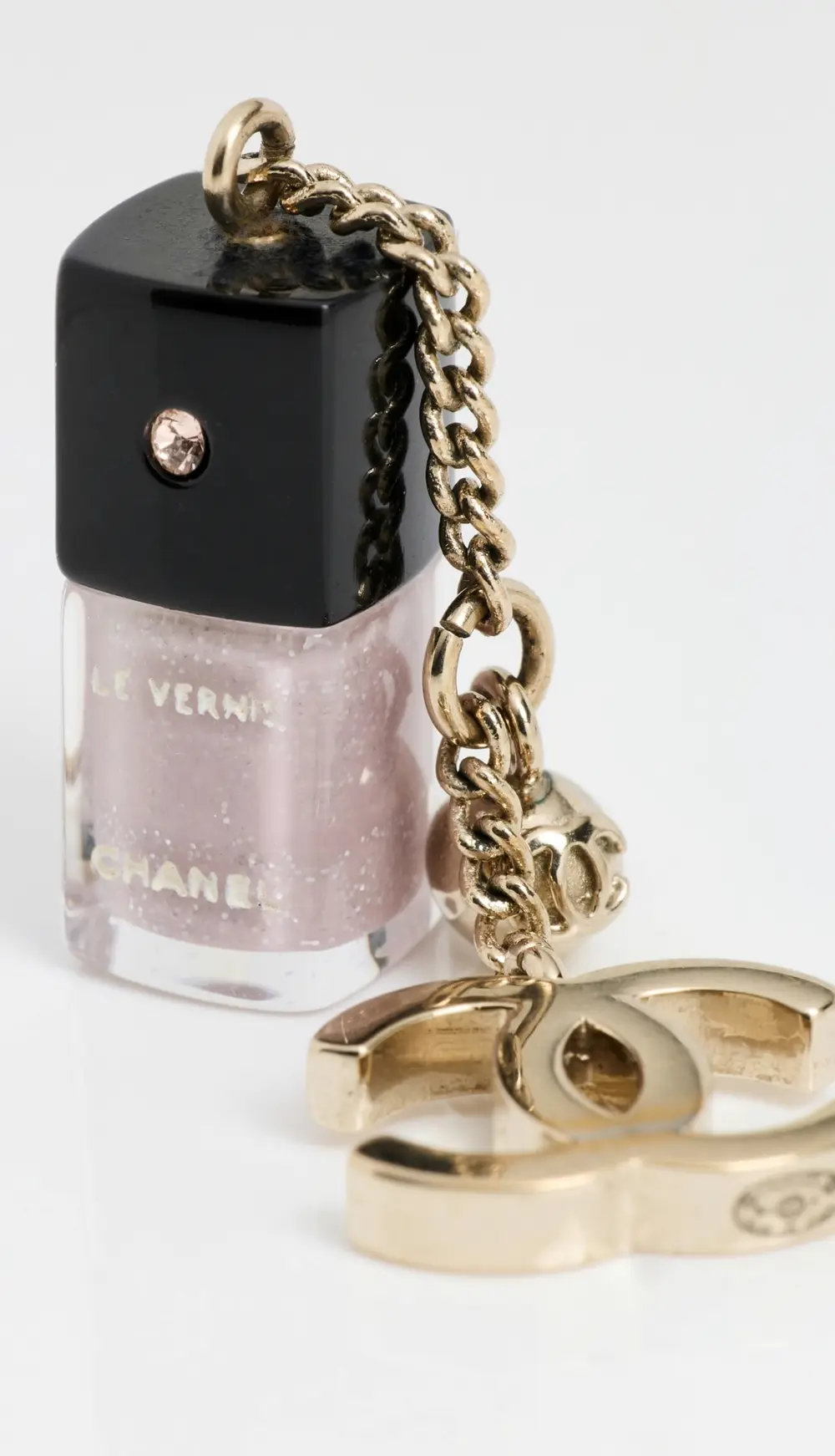 What Goes Around Comes Around Chanel Multi Silver Nail Polish Earrings