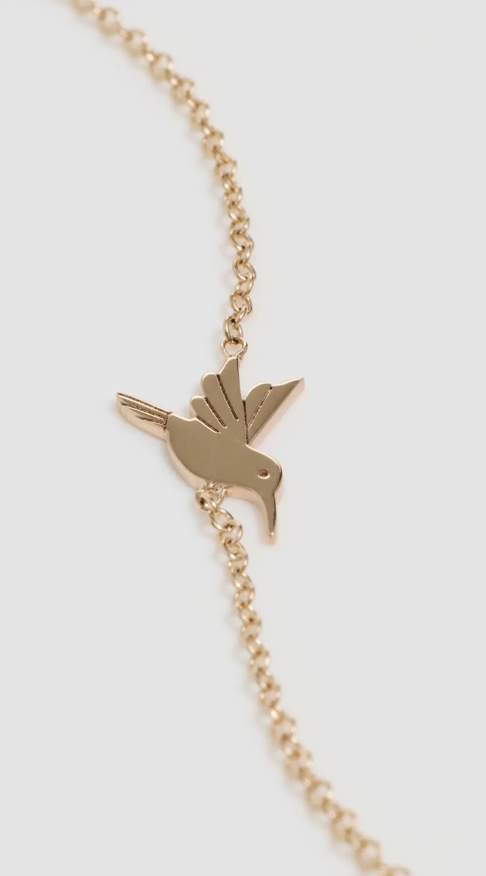 Zoe Chicco 14k Gold Midi Bitty Hummingbird Bracelet