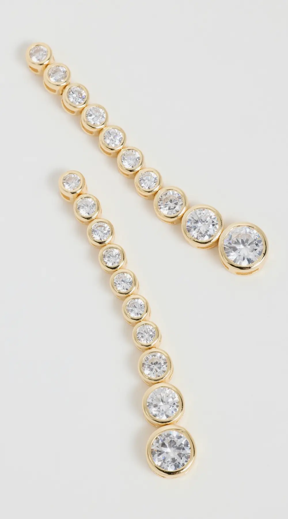 SHASHI Bezel Drop Earrings