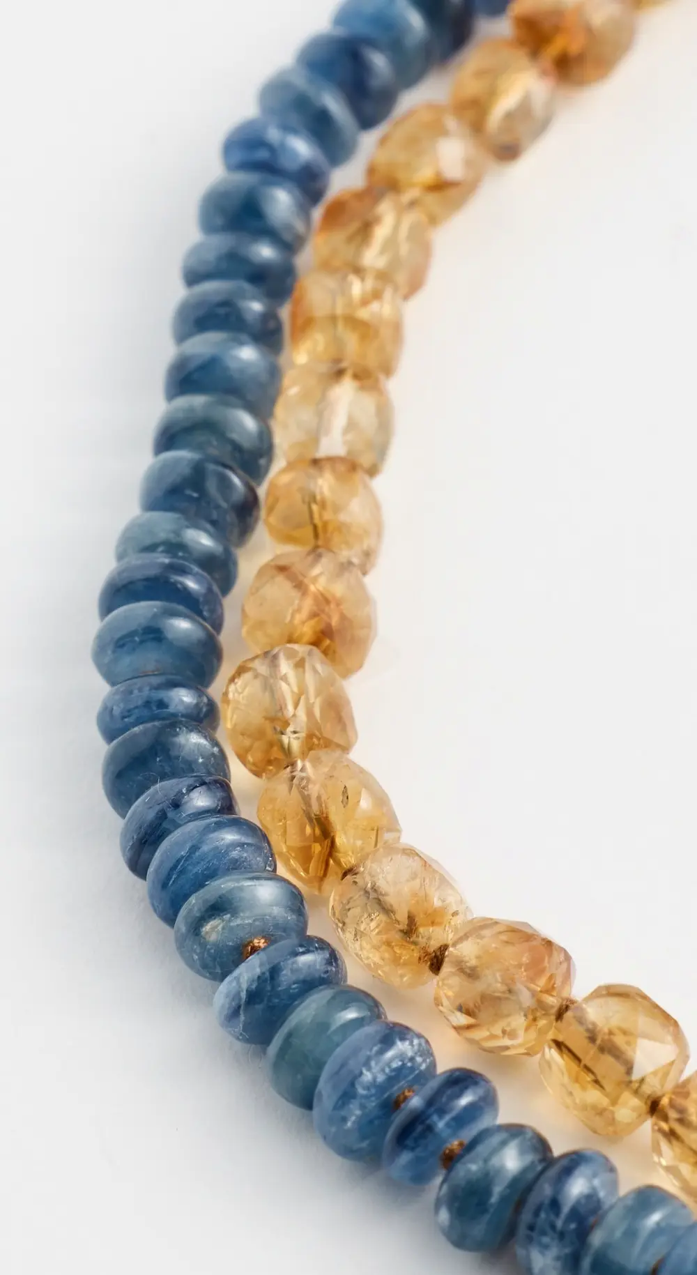 Chan Luu Citrine and Kyanite Double Strand Necklace