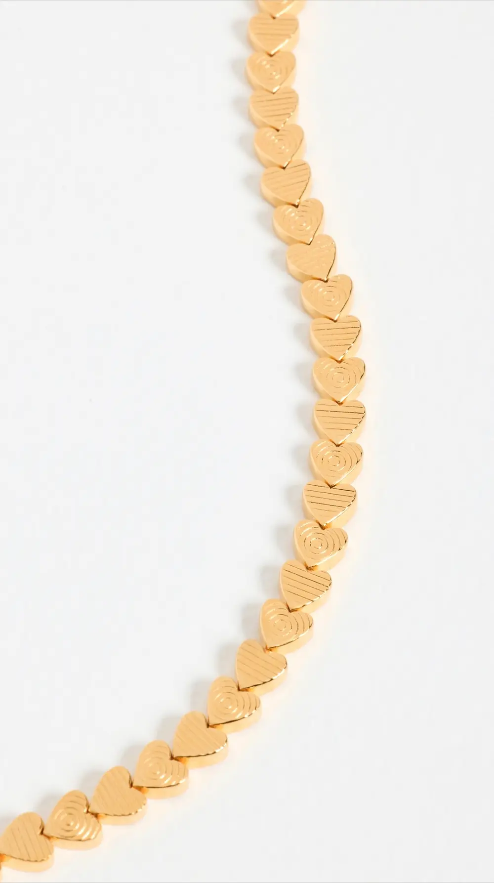 Gwen Beloti Heart Etched Link Bracelet