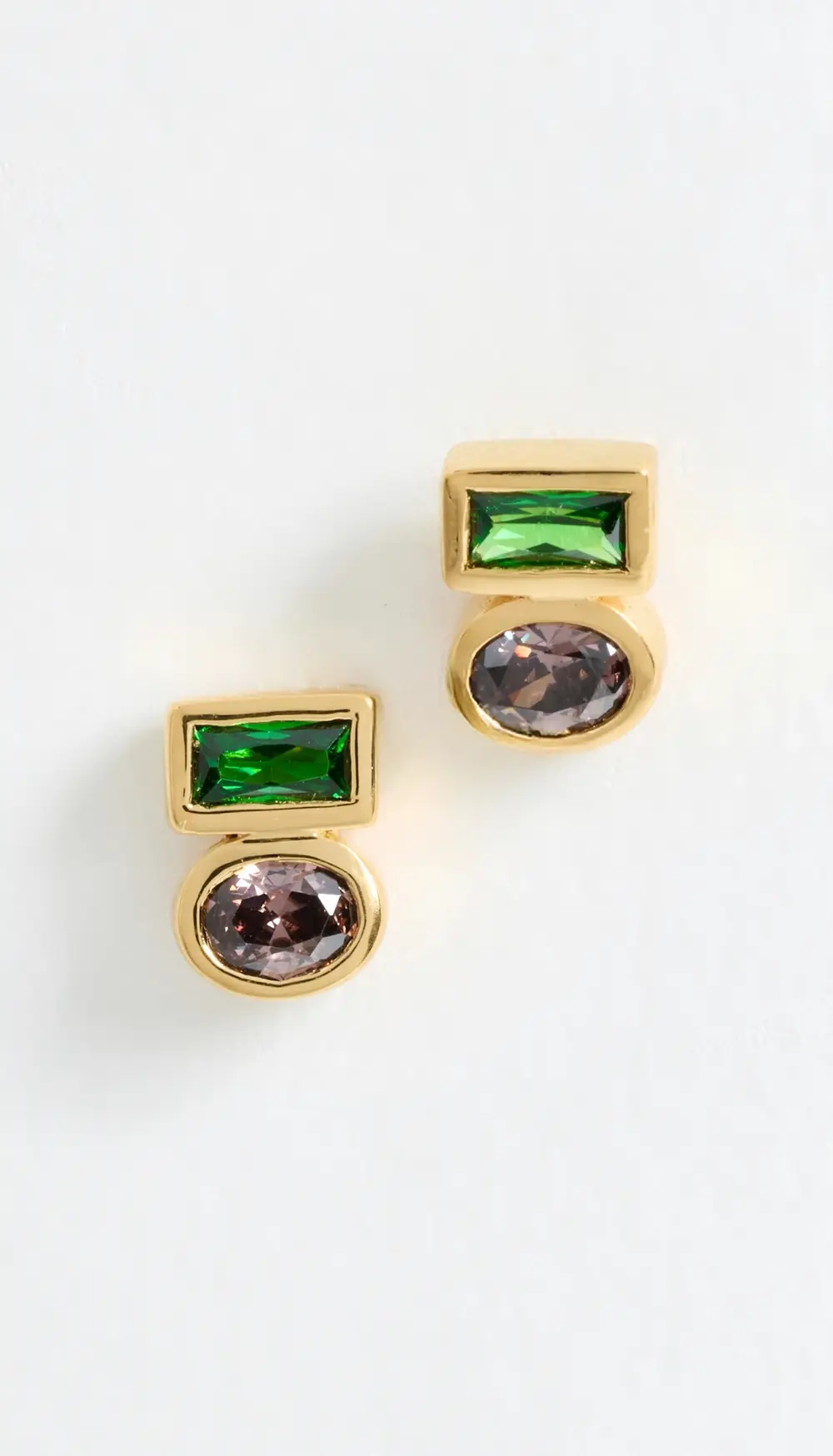 Gwen Beloti Toi Et Moi Stud Earrings