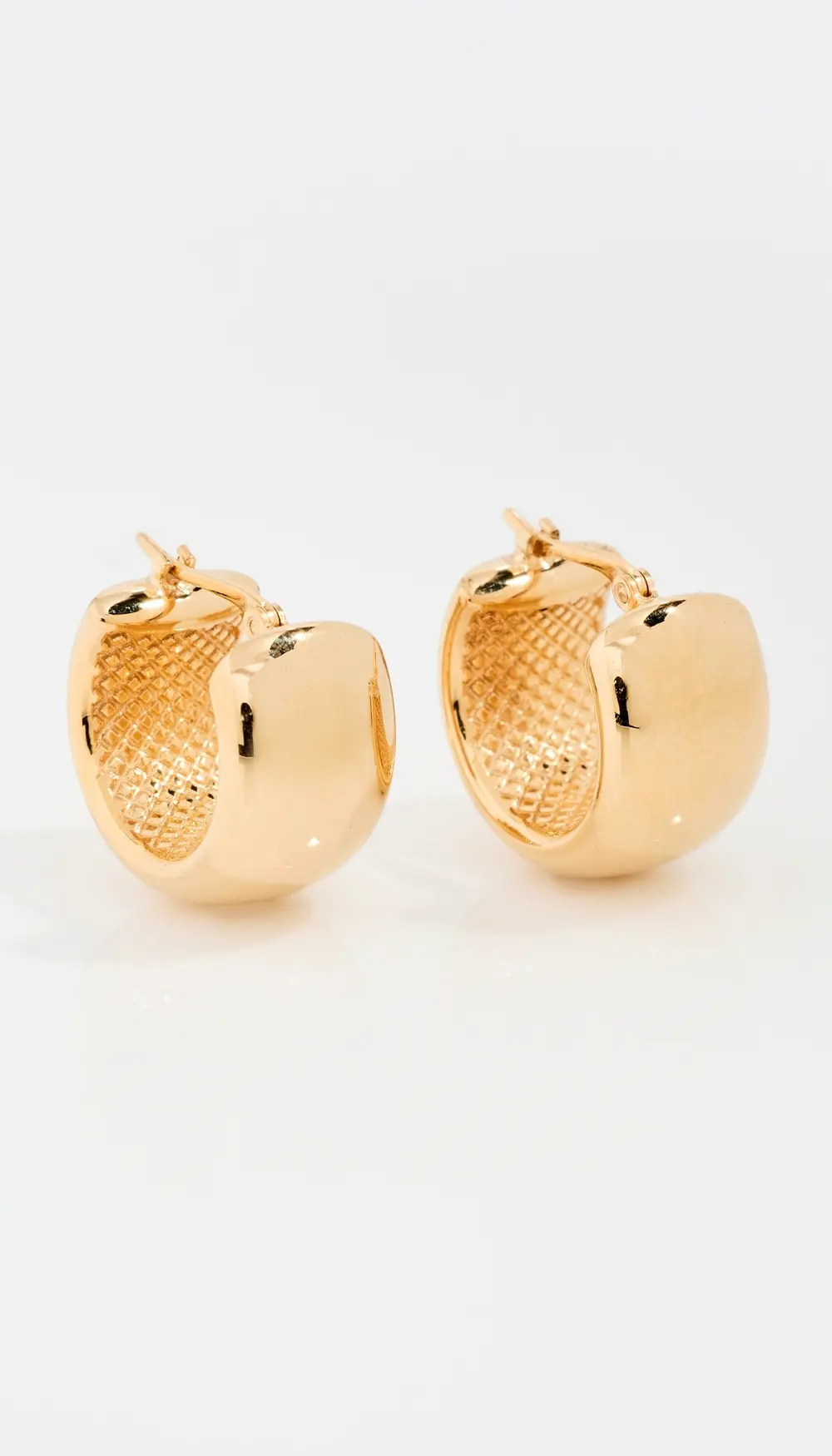 Isa Grutman 14k Chunky Hoops