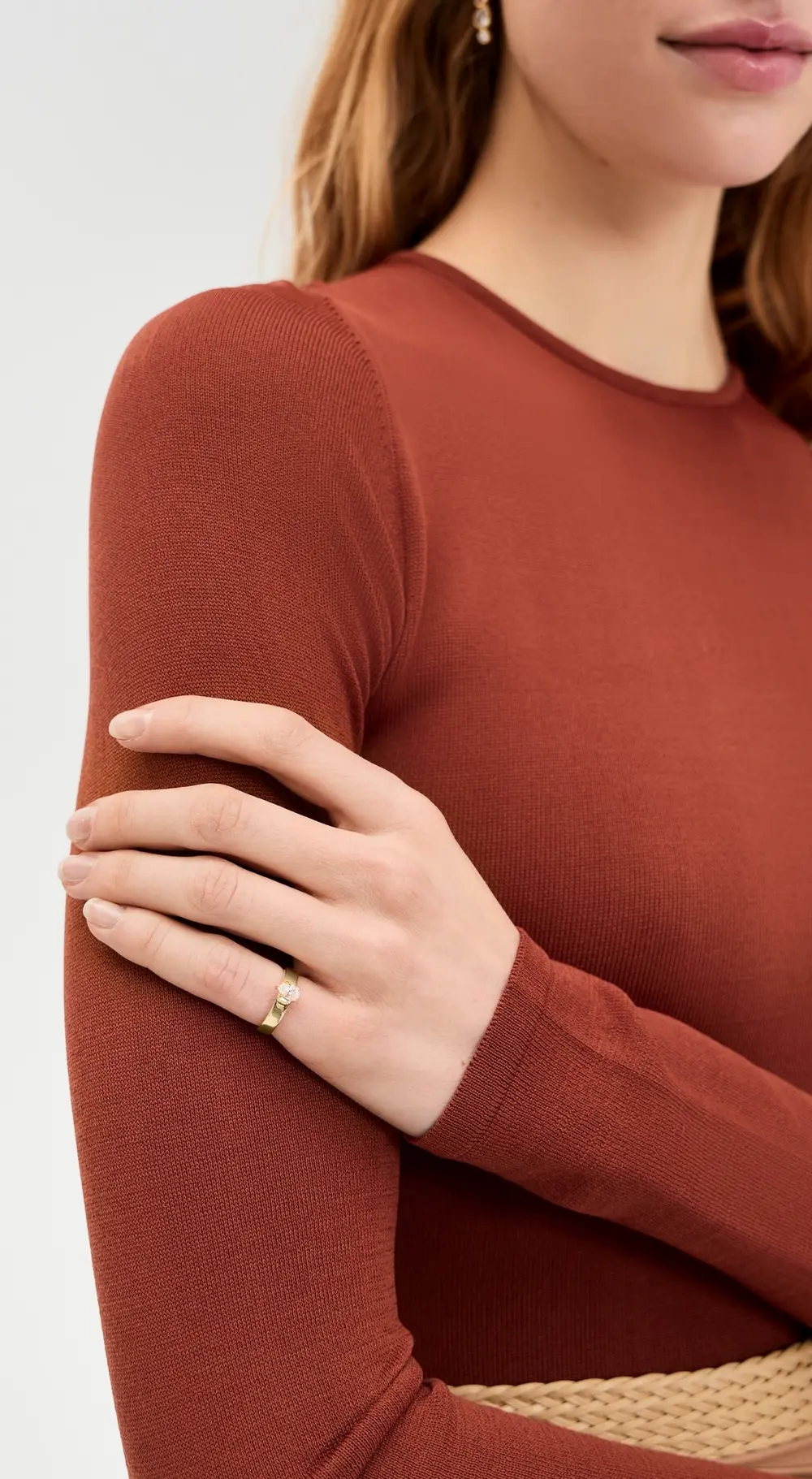 Alexa Leigh Pear Pinky Ring