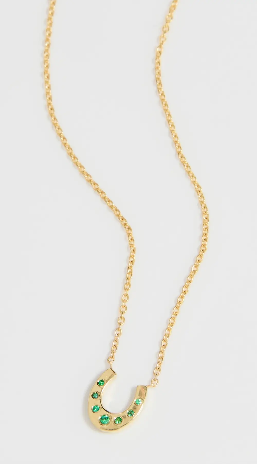 Jennifer Meyer Jewelry Mini Horseshoe Necklace