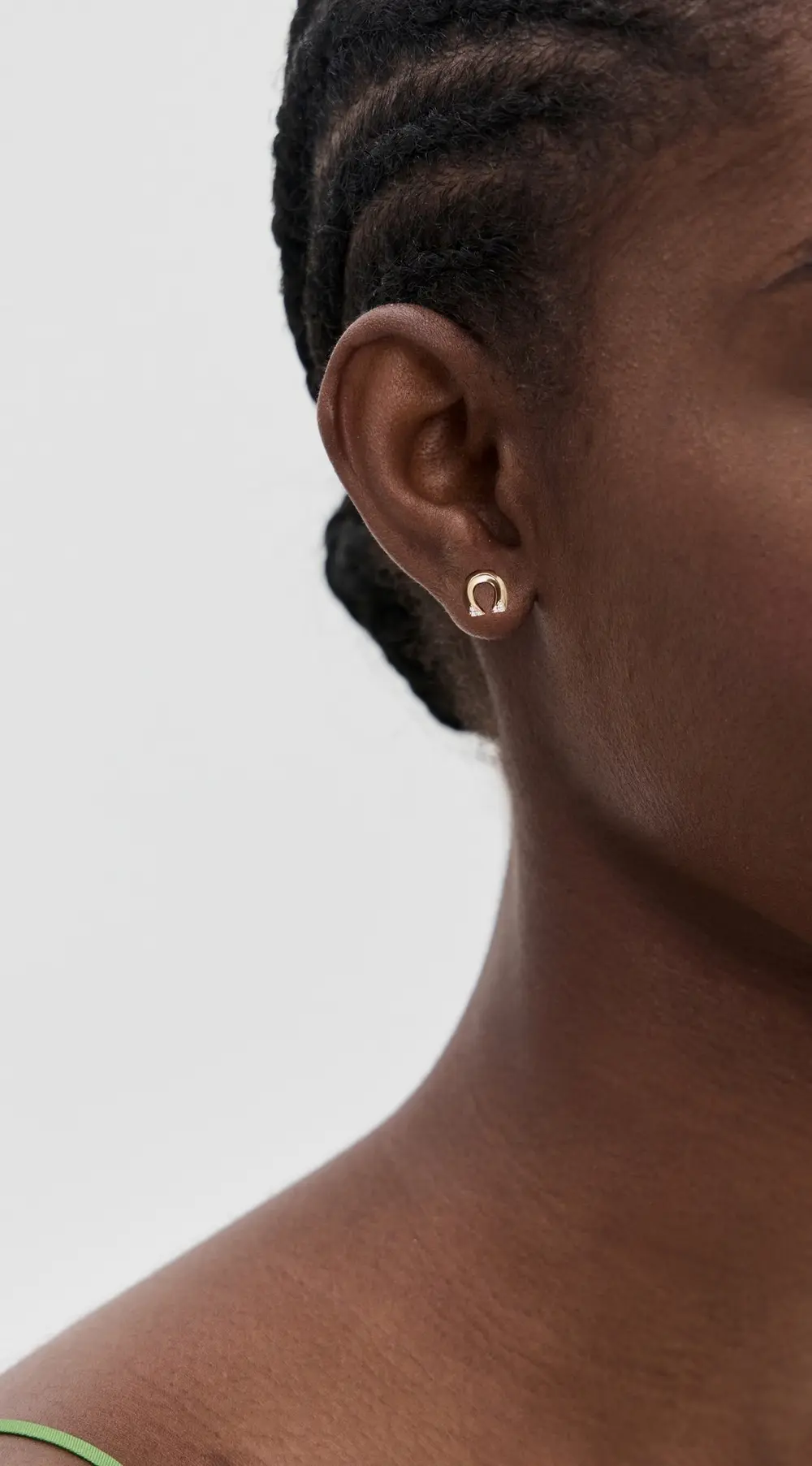 Harwell Godfrey 18k Tiny Horseshoe Studs