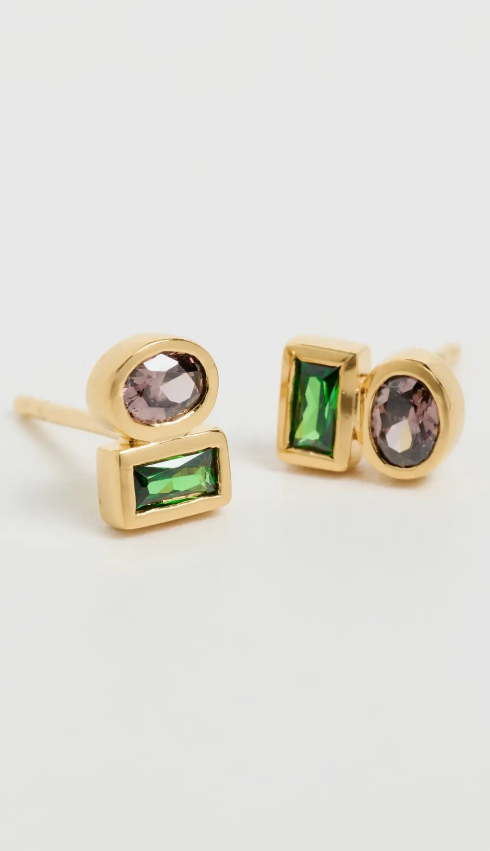 Gwen Beloti Toi Et Moi Stud Earrings