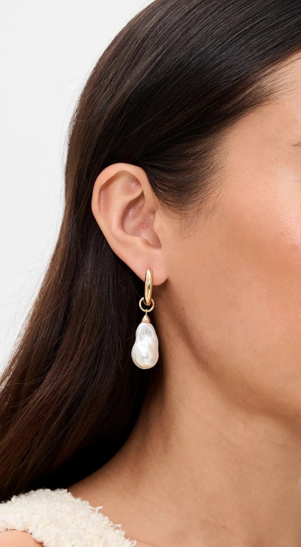 BaubleBar Teagan Pearl Statement Earrings