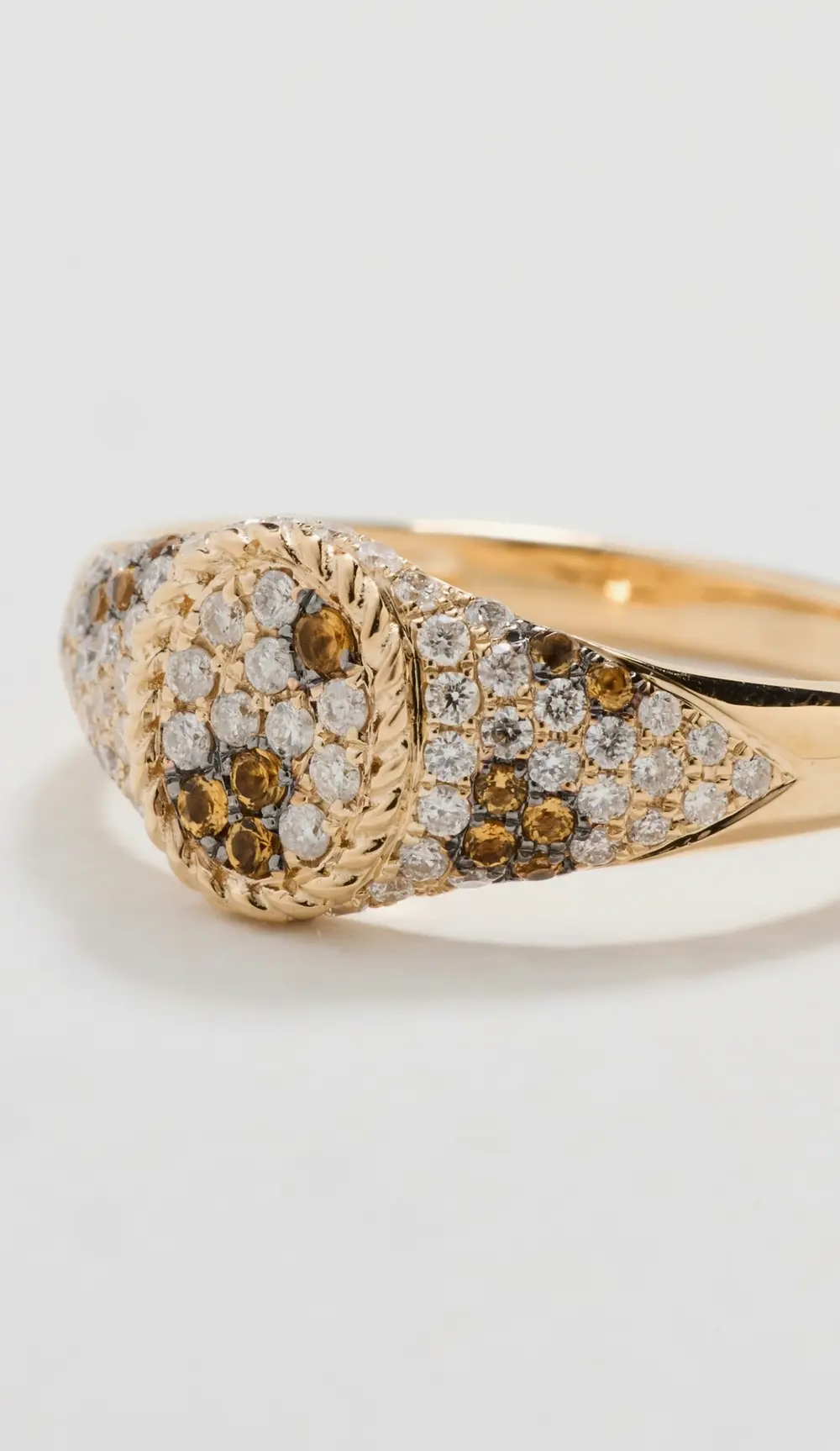 Yvonne Leon Baby Chevaliere Ovale Leopard Ring