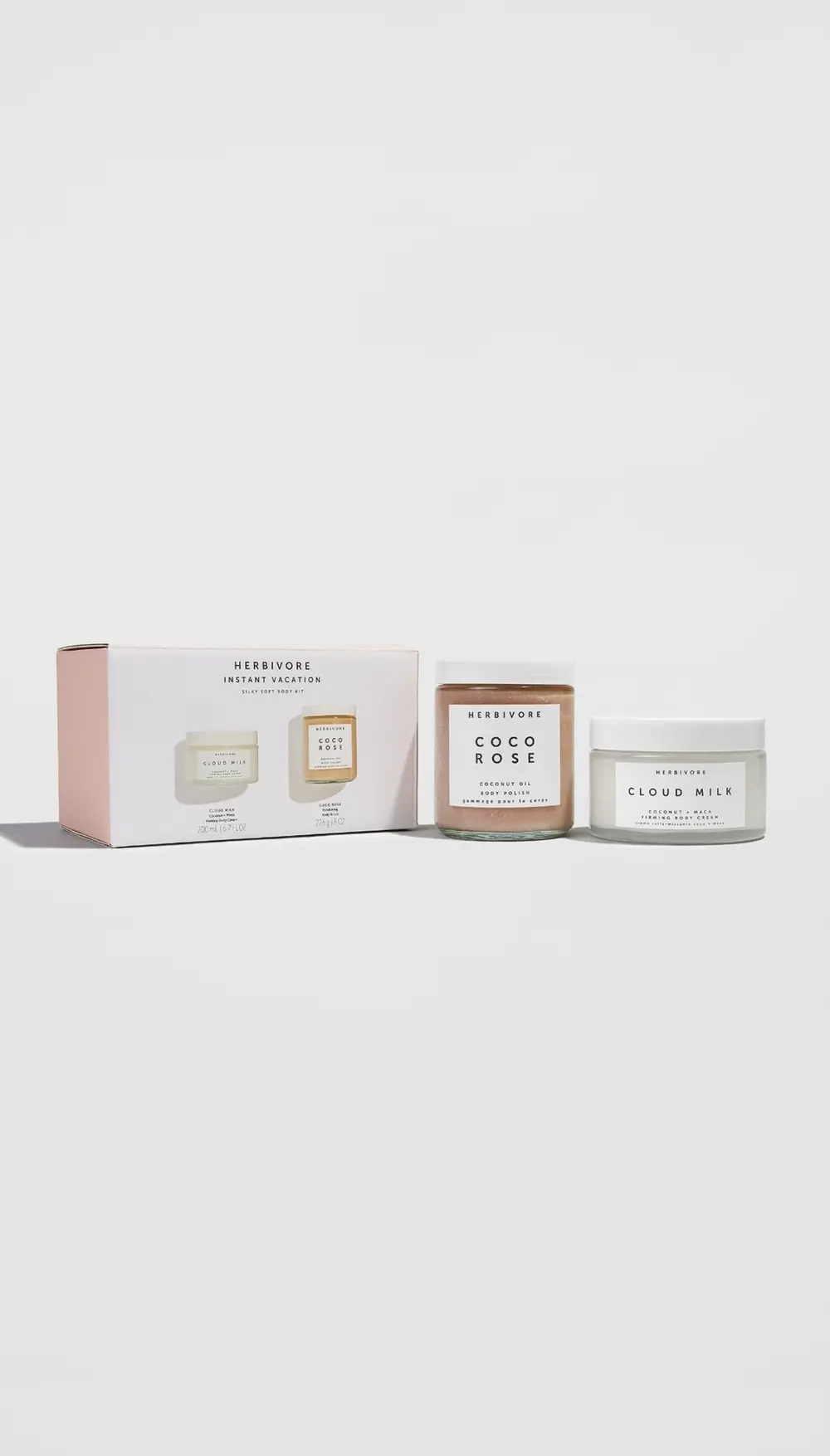 Herbivore Instant Vacation Silky Soft Body Set