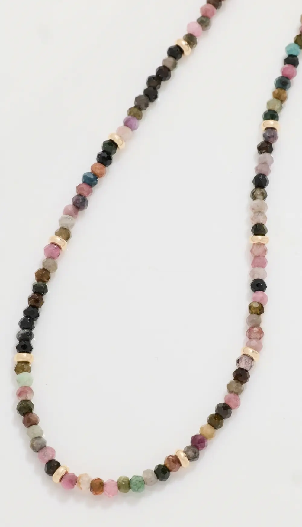 EF Collection 14k Tourmaline Birthstone Bead Necklace