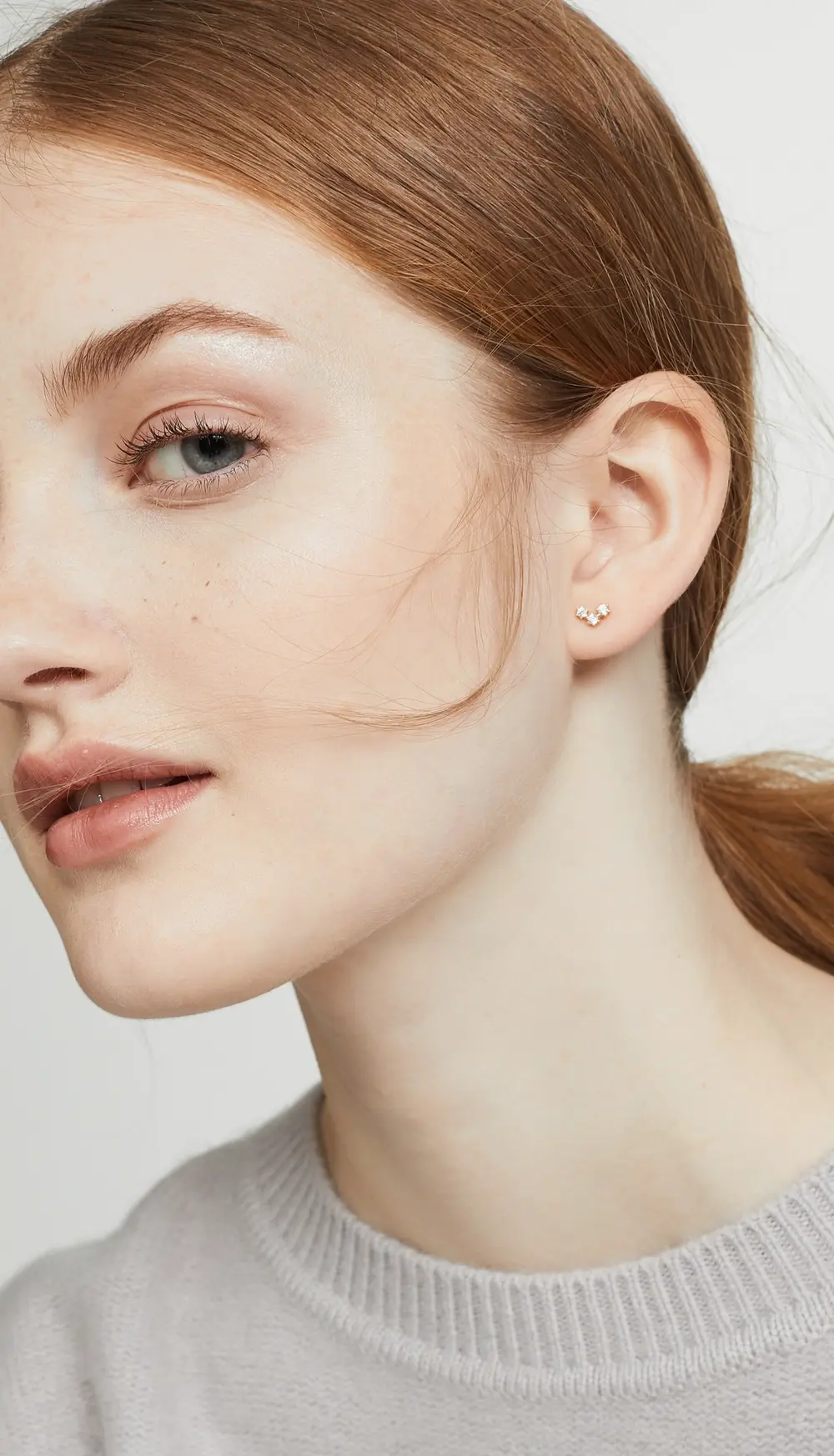 SHASHI Trinity Stud Earrings