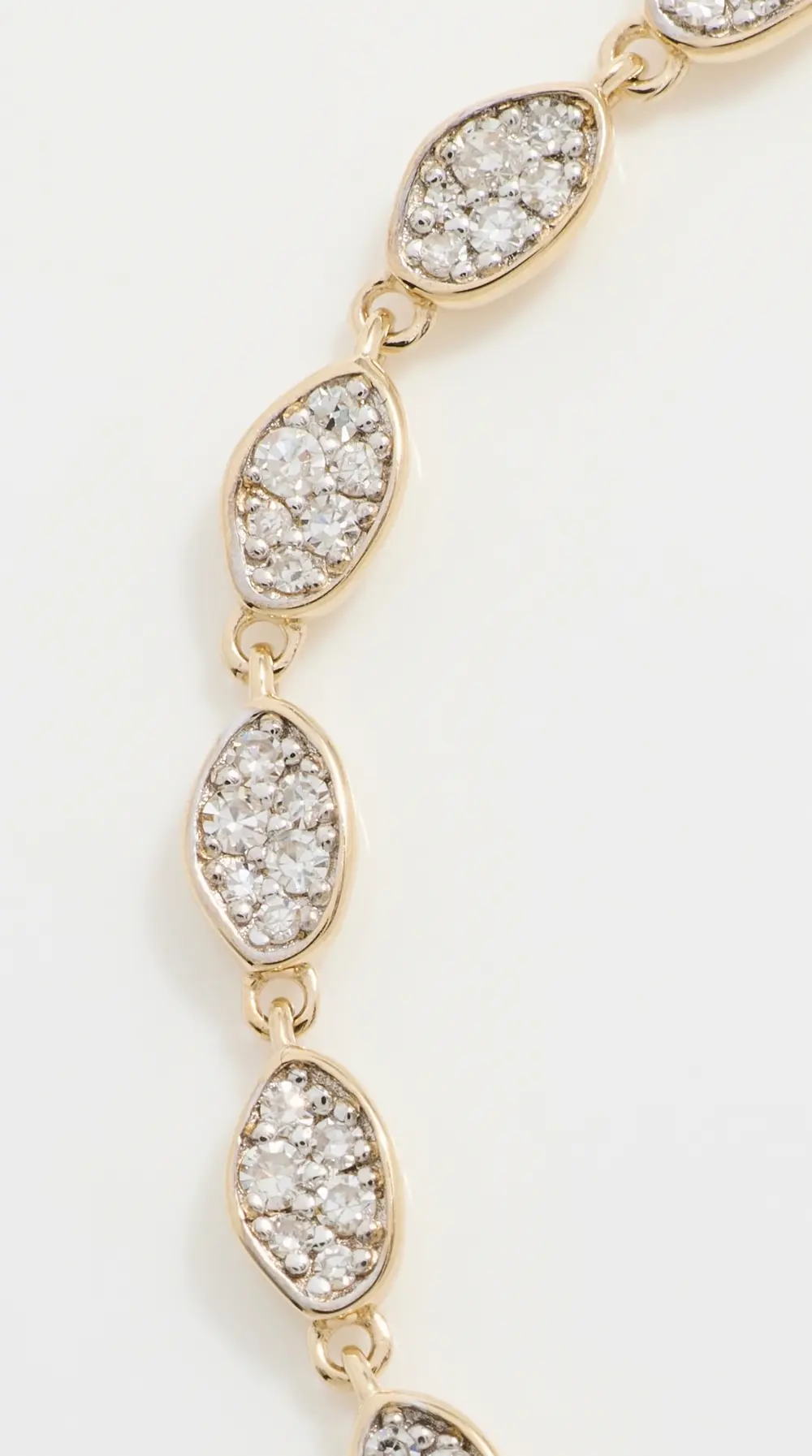 By Pariah 14k Diamond Cluster Eternity Bracelet