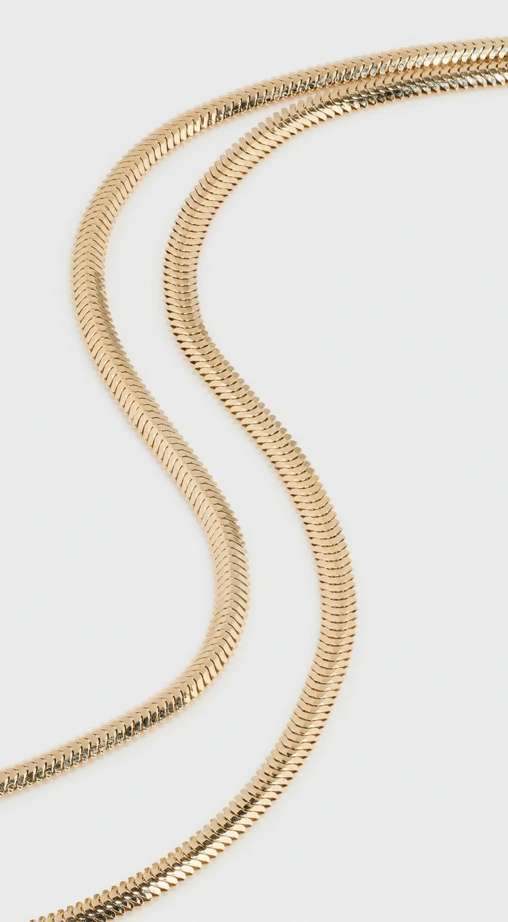 Zoe Chicco 14k Small Oval Snake Necklace