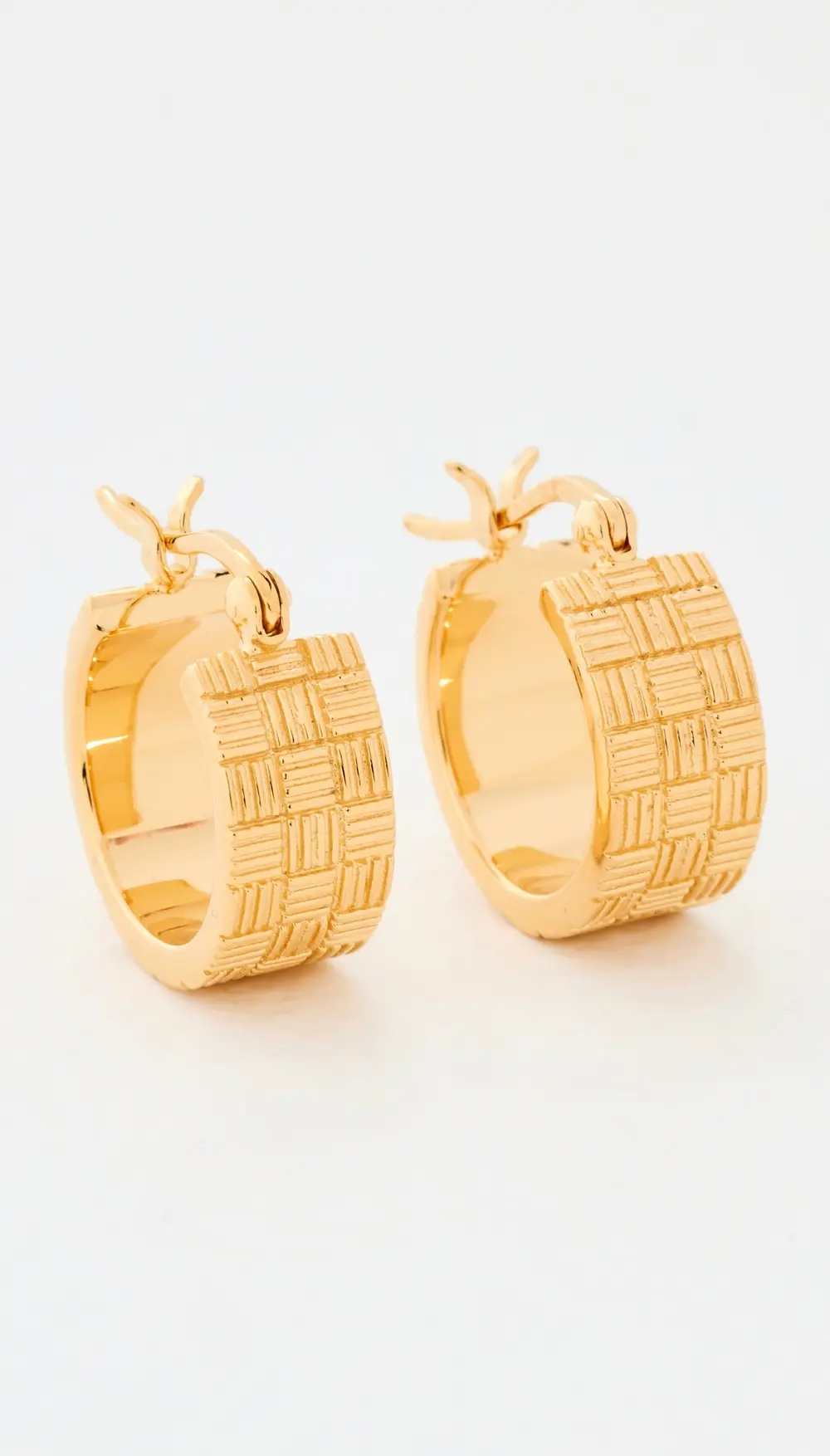 Gwen Beloti Small Woven Hoops