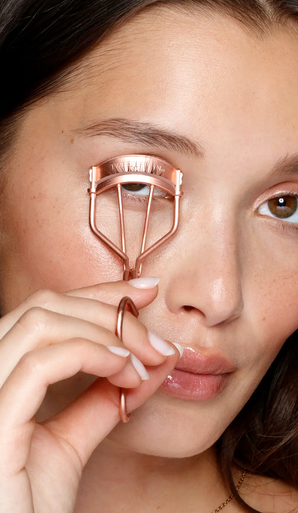 Tweezerman Rose Gold Brow and Lash Set