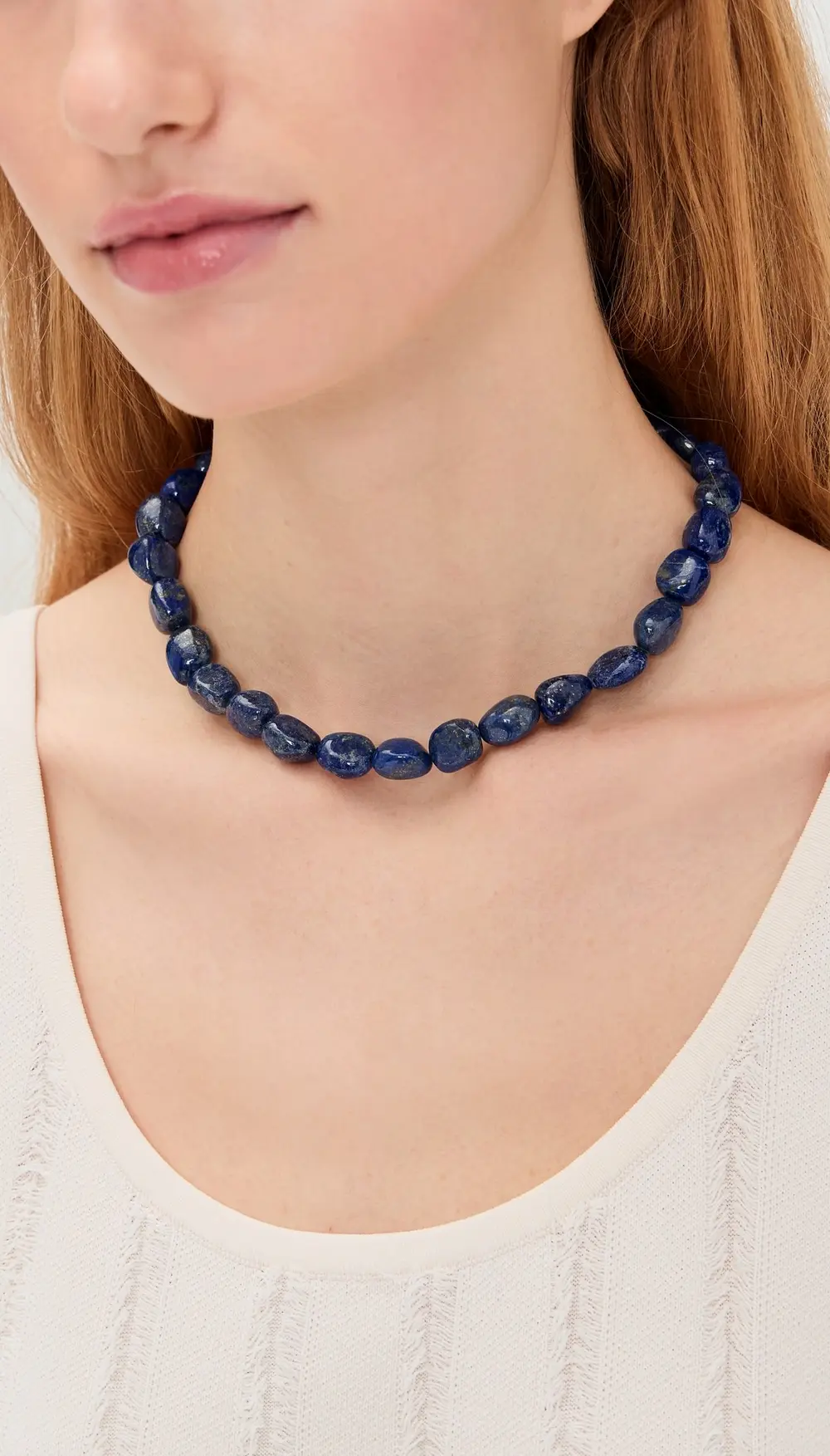 SHASHI Clemence Lapis Necklace
