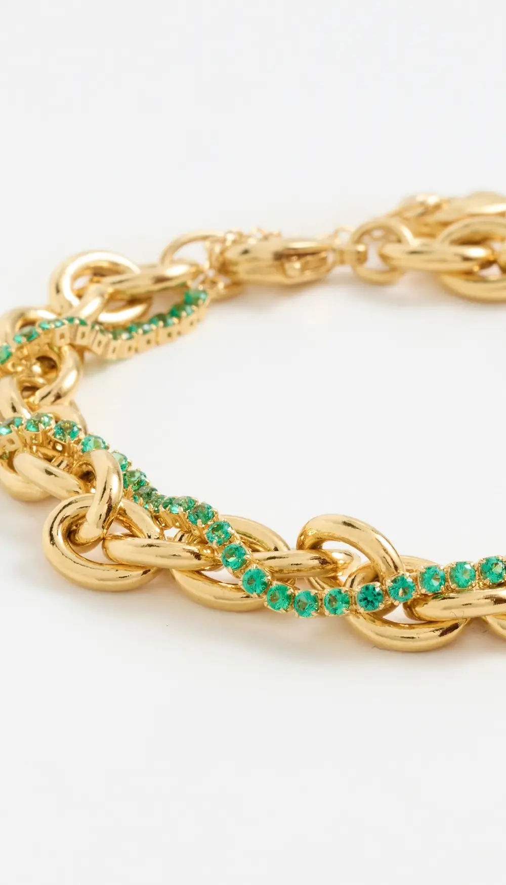 Gwen Beloti Tennis and Gold Chunky Link Set