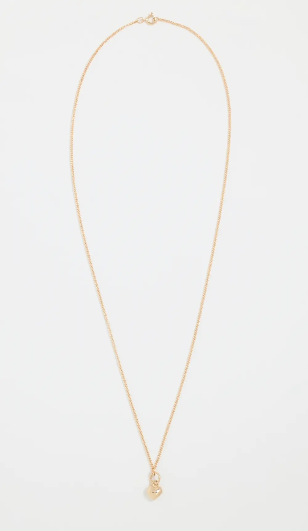 Ariel Gordon Jewelry Petite Puffed Heart Charm Necklace