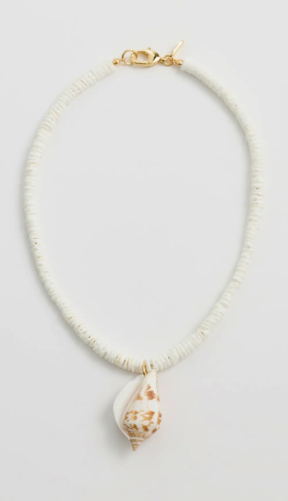 Logan Tay Shell Pendant Beaded Necklace